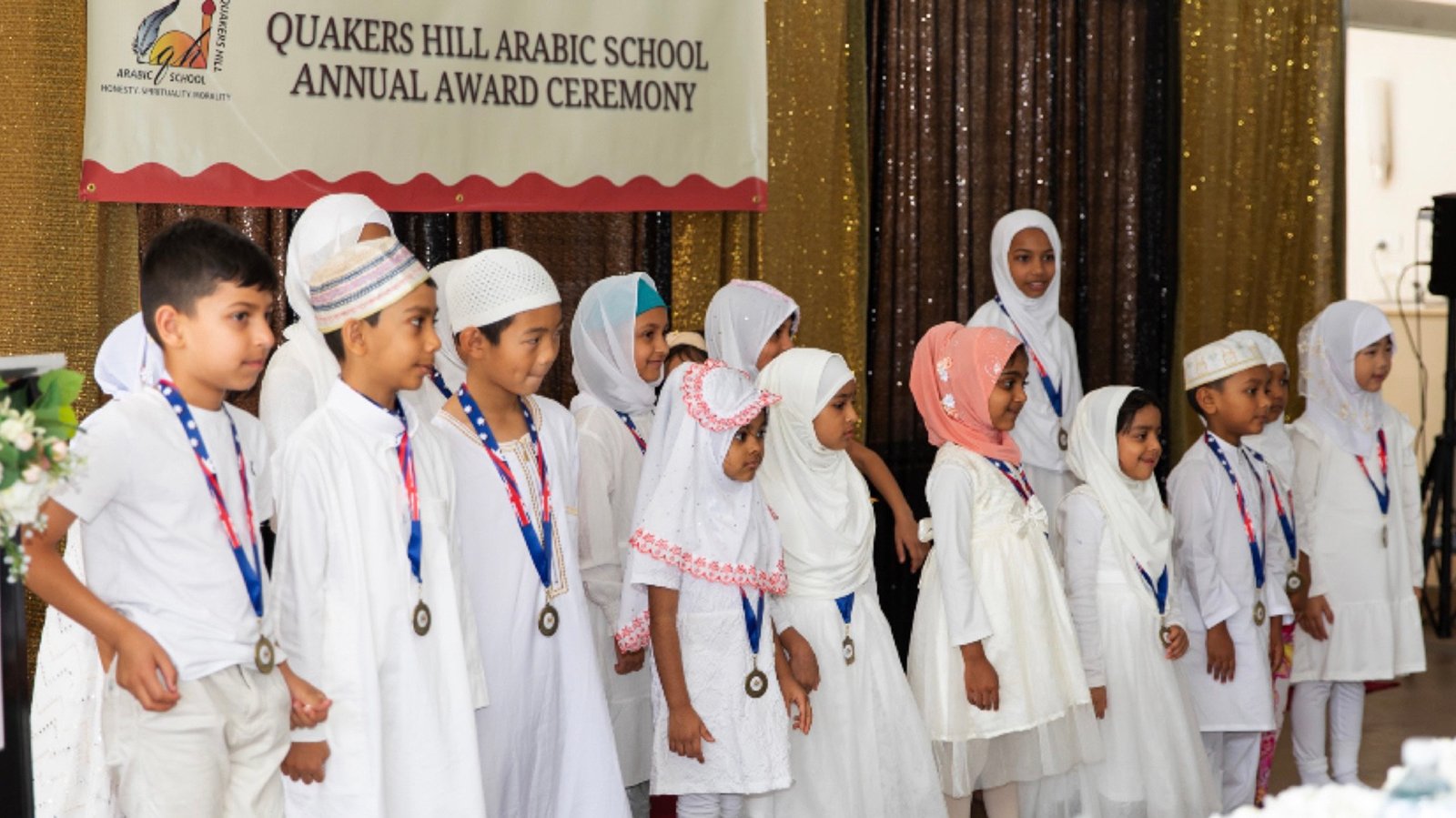 Arabic School students together at Quakers Hill Masjid